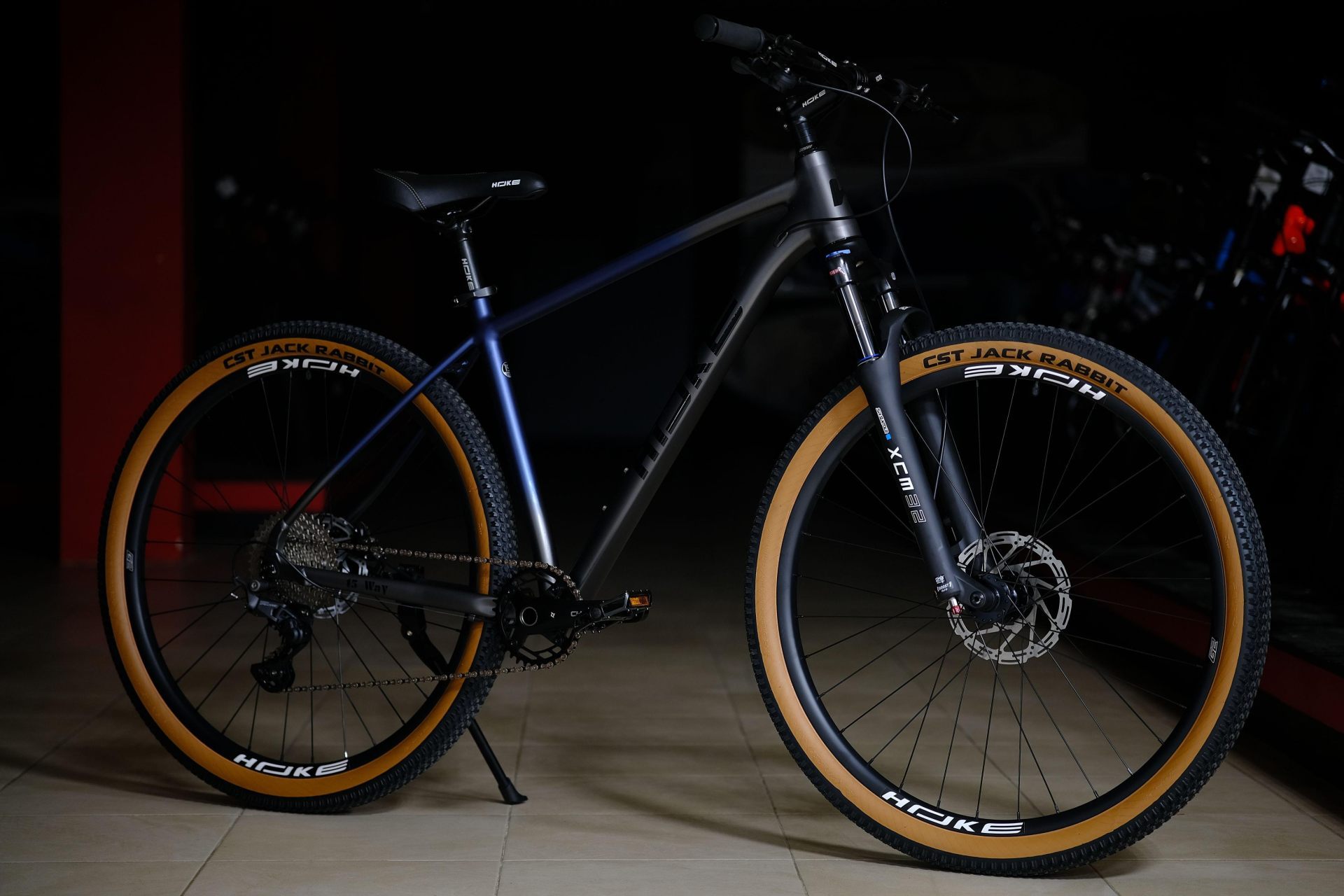 Велосипед HOKE 15 Way 29 HD матовый синий-чёрный 19
